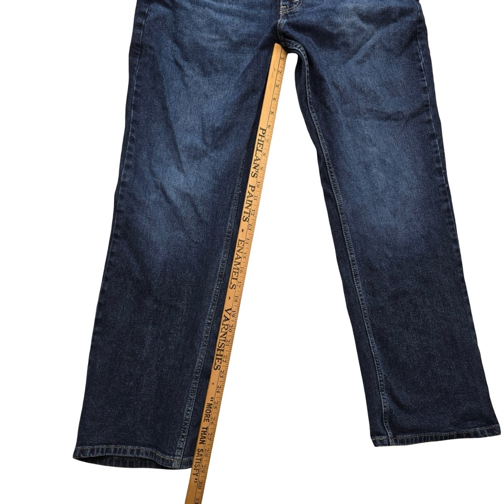 Levi’s Signature Relaxed Fit Stretch Jeans Dark Wash Men’s W34 L30 - Picture 7 of 8